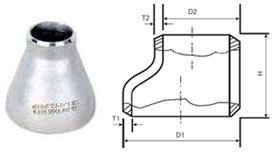 ASTM B366 UNS N10665 Eccentric Reducer