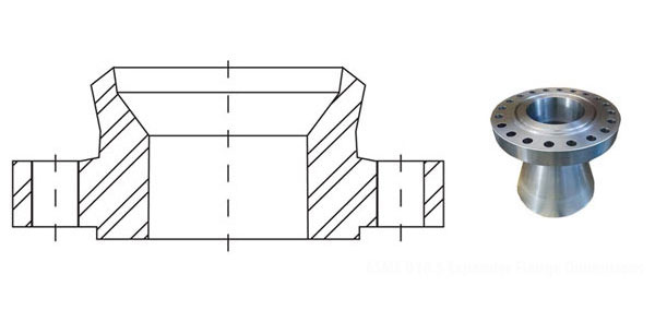 ANSI B16.5 / ASME B16.47 Expander Flange Dimensions