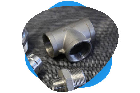 SMO 254 Threaded & Socket Weld Tee