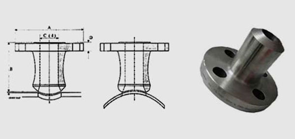 ANSI B16.5 / ASME B16.47 Weldoflange Dimensions